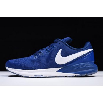 Nike Air Zoom Structure 22 Gym Blue White AA1638-404 Shoes